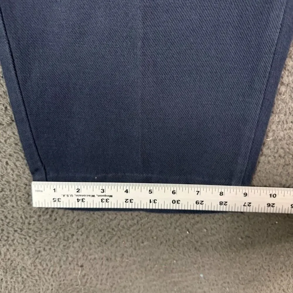 Vtg Polo Ralph Lauren Pants Mens 28x28 Blue Classic Fit Wide Leg Chino Made USA